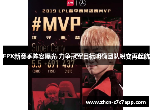 FPX新赛季阵容曝光 力争冠军目标明确团队蜕变再起航 FPX新赛季阵容曝光 力争冠军目标明确团队蜕变再起航