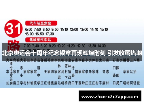 北京奥运会十周年纪念银章再现辉煌时刻 引发收藏热潮 北京奥运会十周年纪念银章再现辉煌时刻 引发收藏热潮